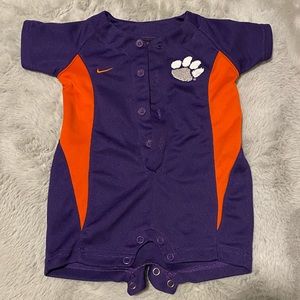 Clemson romper 6/9 months